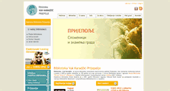 Desktop Screenshot of biblioteka-prijepolje.com